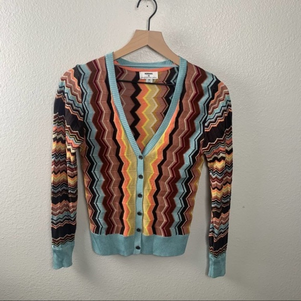 Missoni Zig Zag Light Cardigan 70s Sz XS